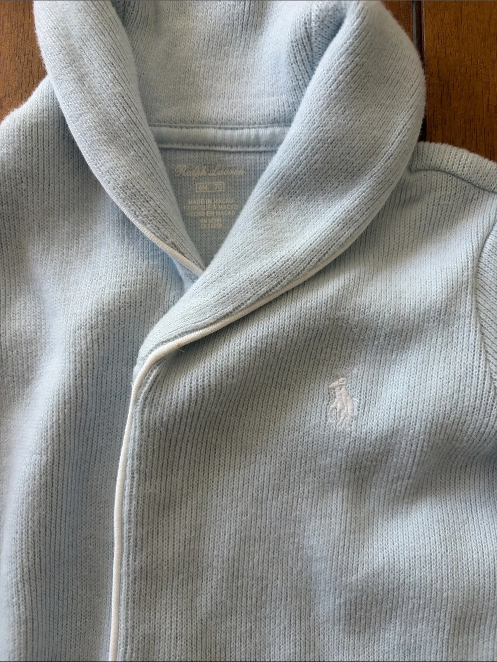 Ralph Lauren Baby boy French-rib cotton overall 6mo